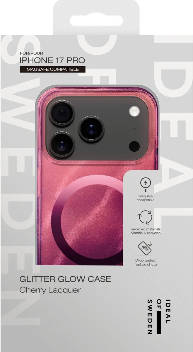 iDeal of Sweden Clear Case iPhone 17 Pro - MagSafe - IDCLCMS-I2561P-564 - Rood - afbeelding 6 van 6