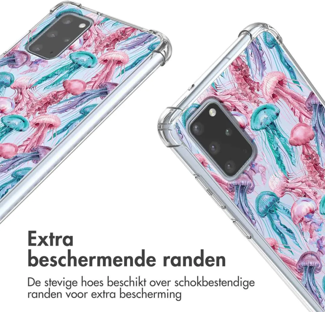 Imoshion Galaxy S20 Plus Design Hoesje - Jellyfish Watercolor