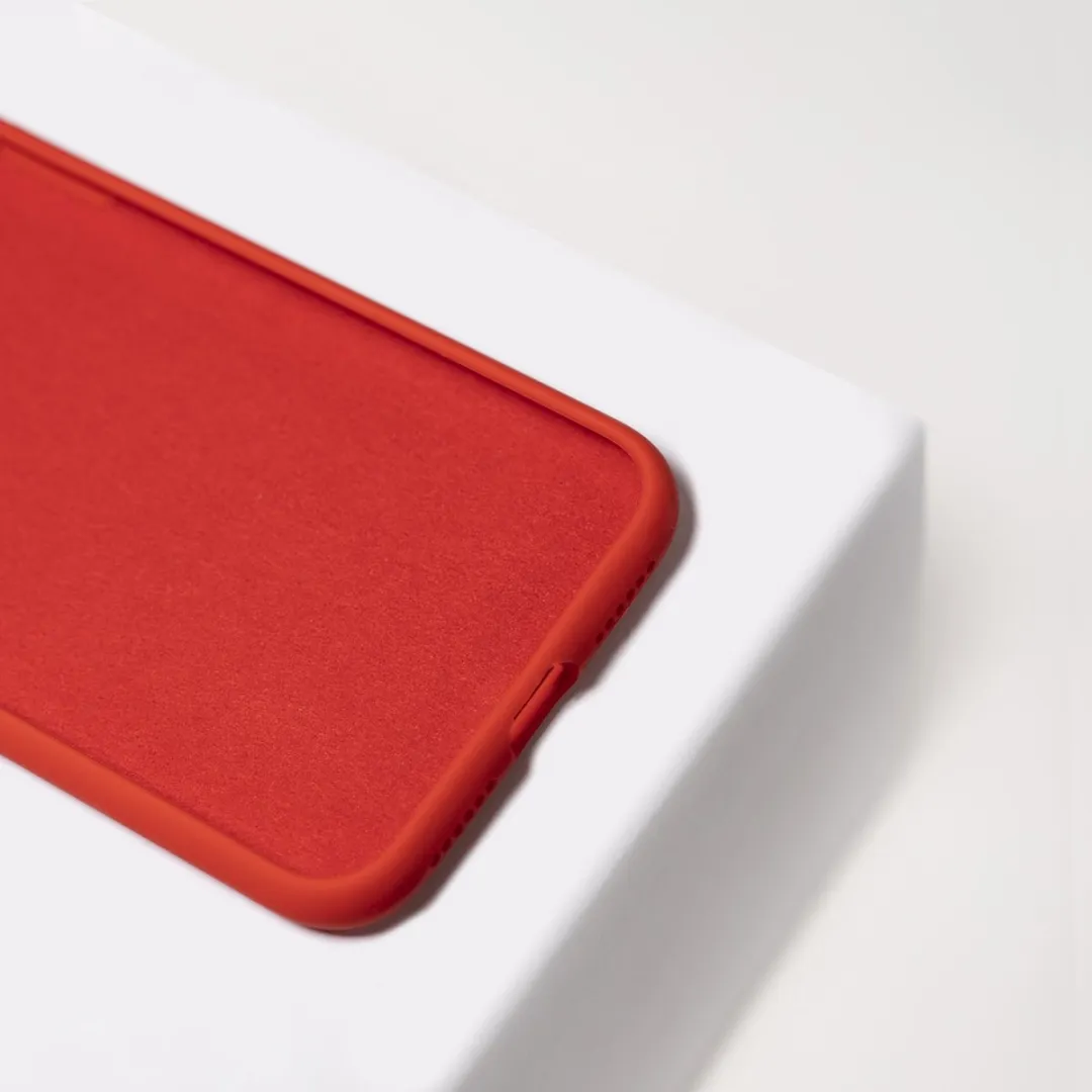 BMAX Siliconen Hoesje iPhone XR - Rood - BMAX65131