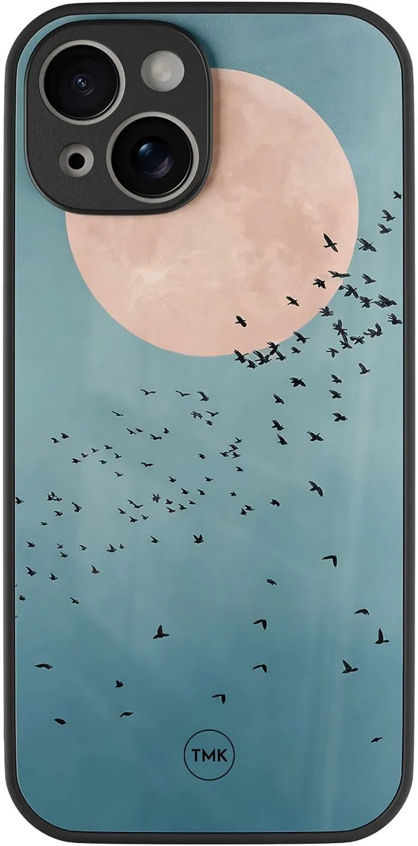 Casevibes iPhone 13 Moon Birds Hoesje