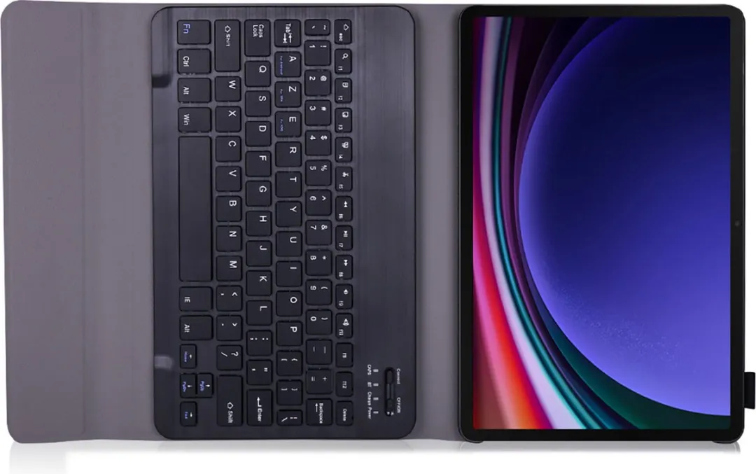 Just in Case Cazy Tablet Hoes AZERTY Bluetooth Toetsenbord - Zwart