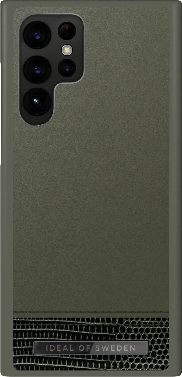 iDeal of Sweden Atelier Case Unity Samsung Galaxy S22 Ultra - Metal Woods - afbeelding 3 van 5