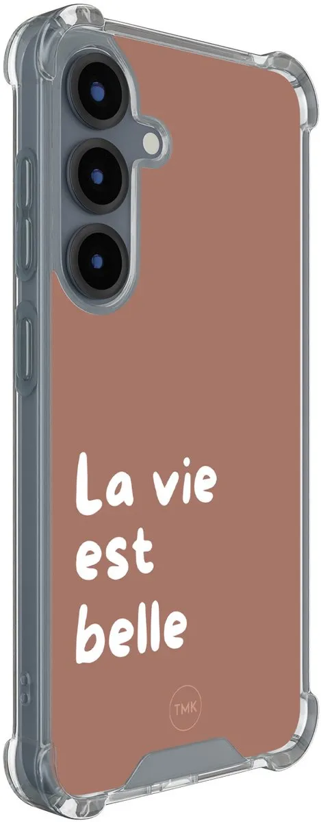 Casevibes Shockproof Hoesje Samsung Galaxy S25 - Bruin - S/S25/S/021