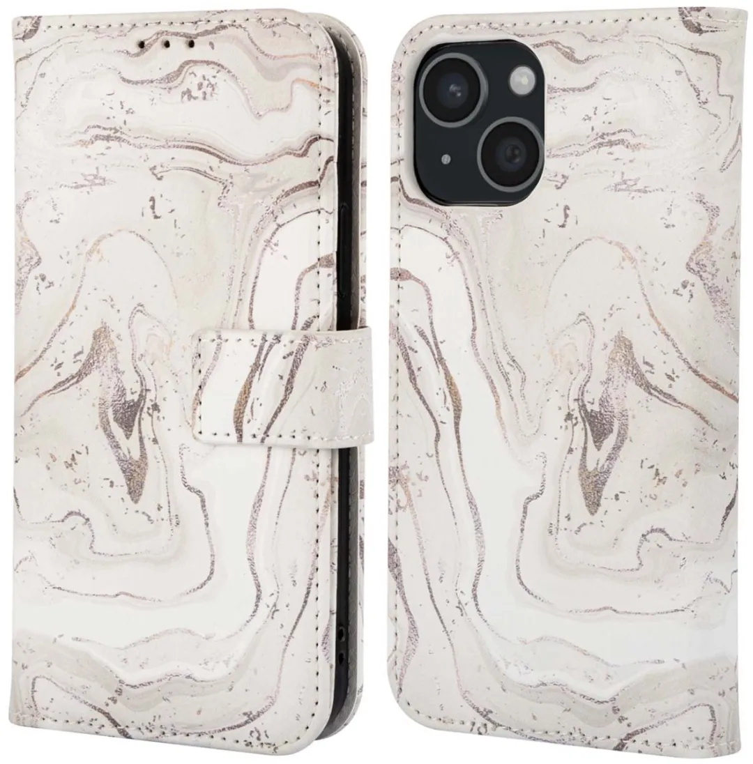 Imoshion iPhone 15 Hoesje Sandy Marble