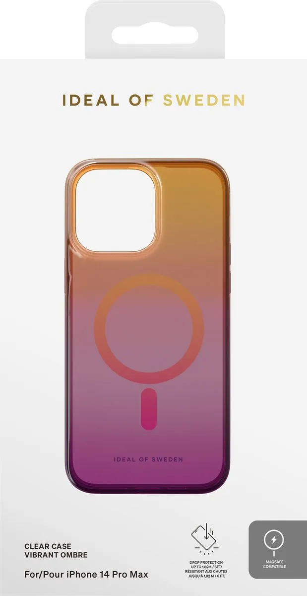 iDeal of Sweden iPhone 14 Pro Max MagSafe Case - MagSafe Vibrant Ombre Clear - afbeelding 3 van 5