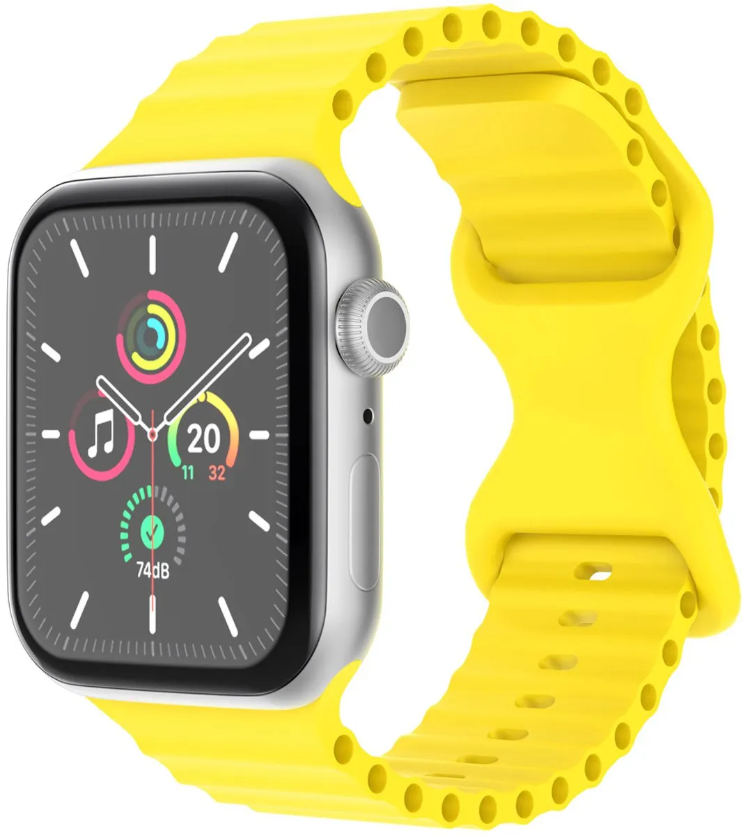 Imoshion Siliconen Bandje Apple Watch 44-49mm - Geel