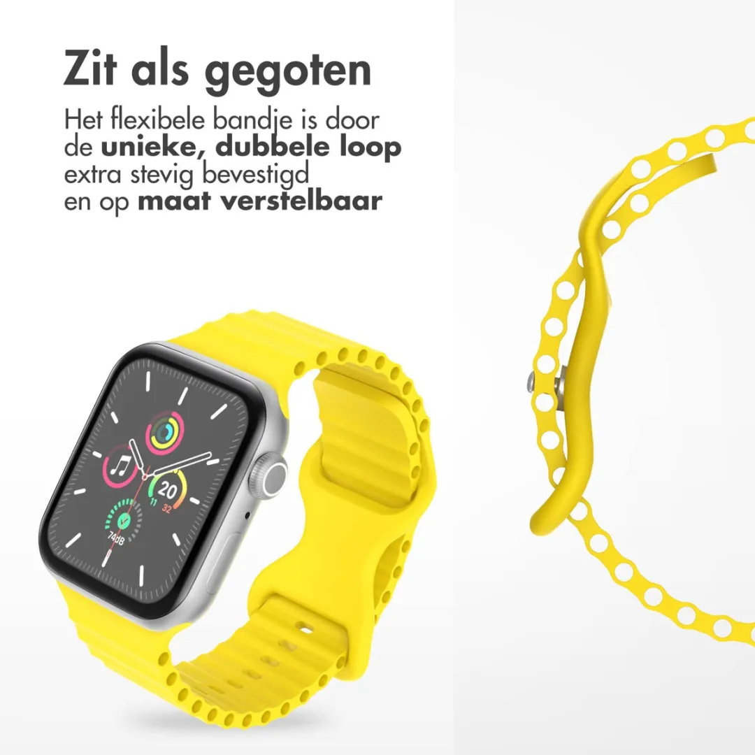 Imoshion Siliconen Bandje Apple Watch 44-49mm - Geel - afbeelding 5 van 6