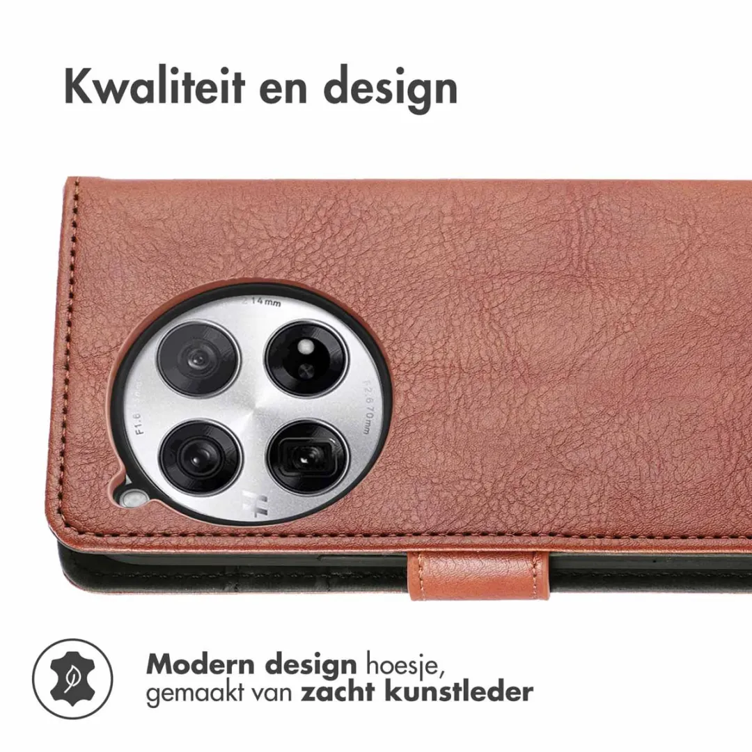 Imoshion Hoesje OnePlus 12 - 3 Pasjes - Bruin