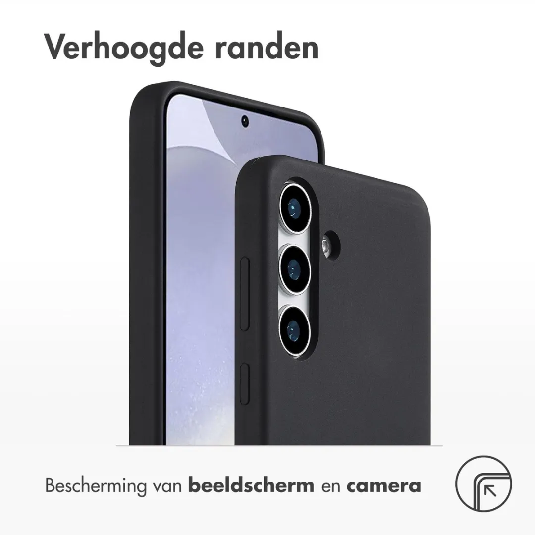Accezz Hoesje Samsung Galaxy S25 Plus - Zwart
