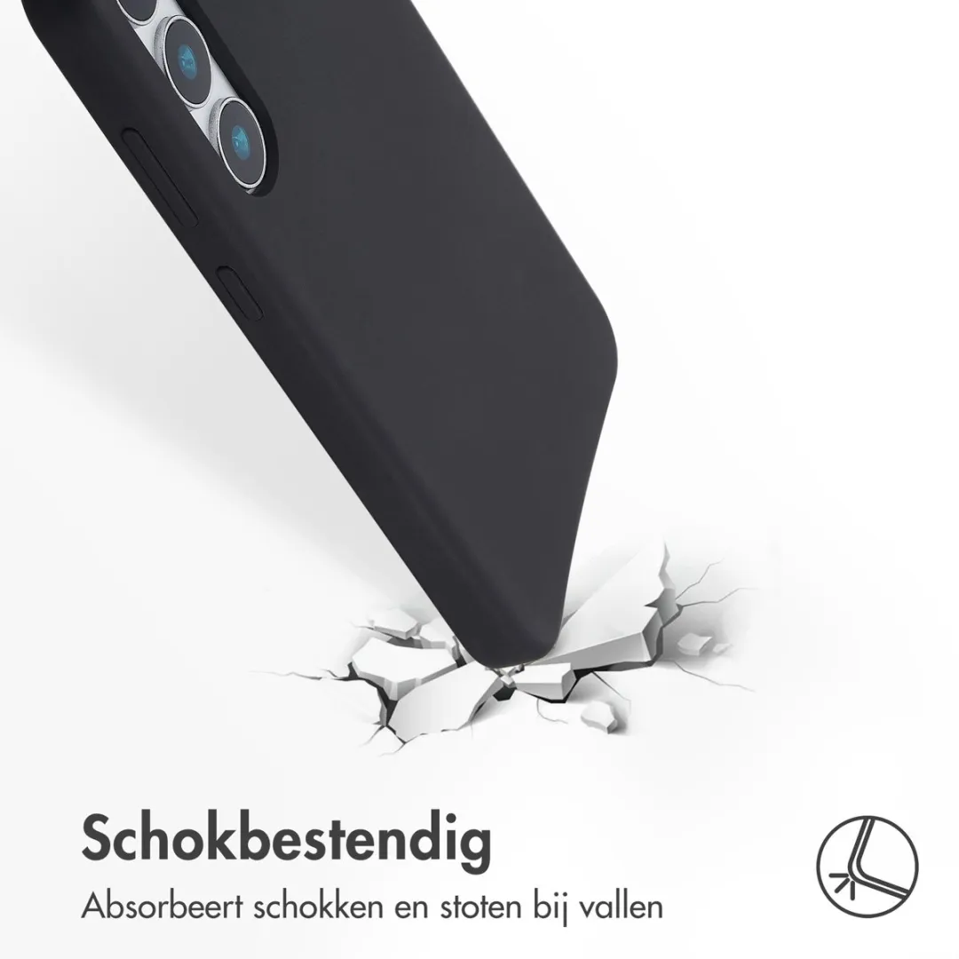 Accezz Hoesje Samsung Galaxy S25 Plus - Zwart