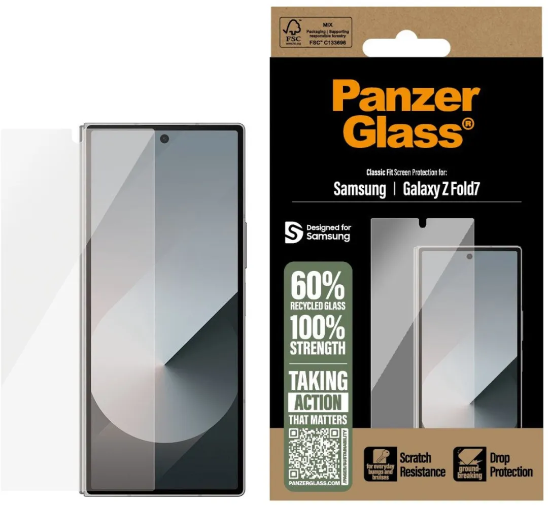 PanzerGlass Ultra Wide Fit PG68903 Screenprotector - Samsung Galaxy Z Fold 7