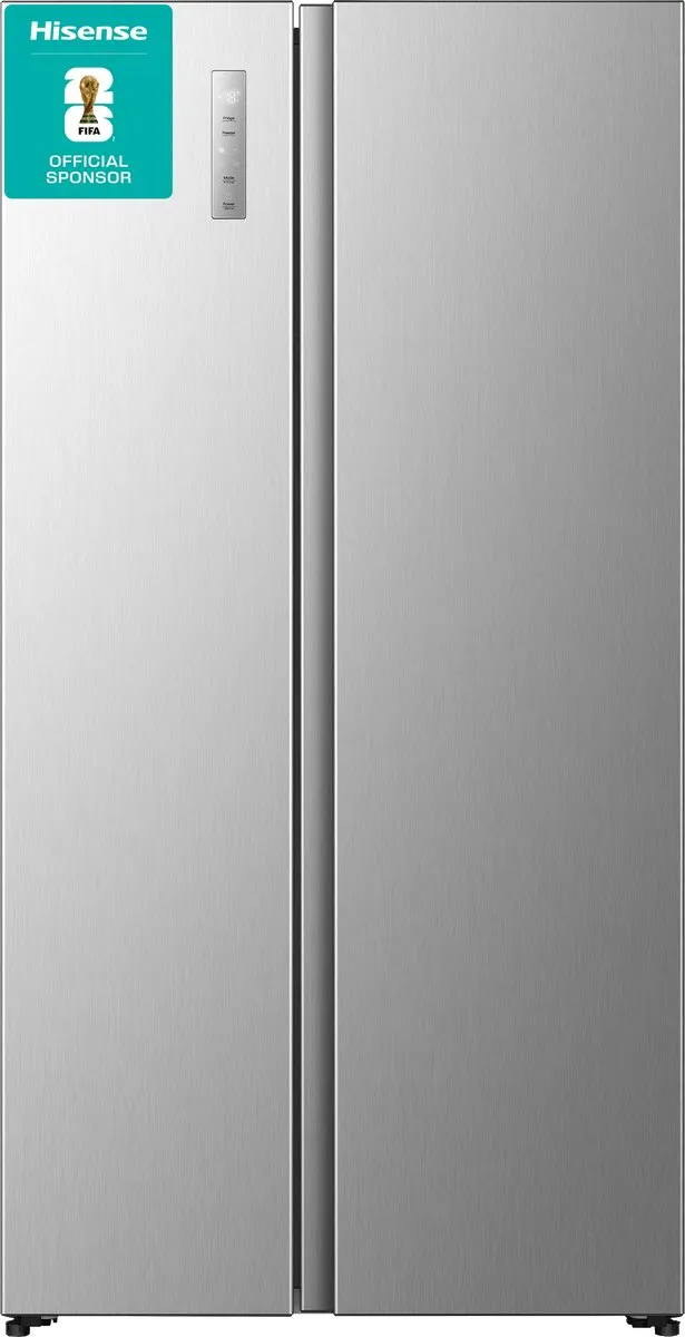 Hisense RS3P558NEID Amerikaanse Koelkast - 544L - No-Frost - Zilver