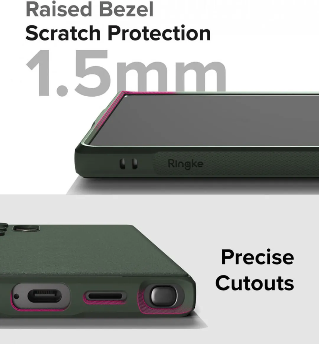 Ringke Onyx Hoesje Samsung Galaxy S24 Ultra - Groen