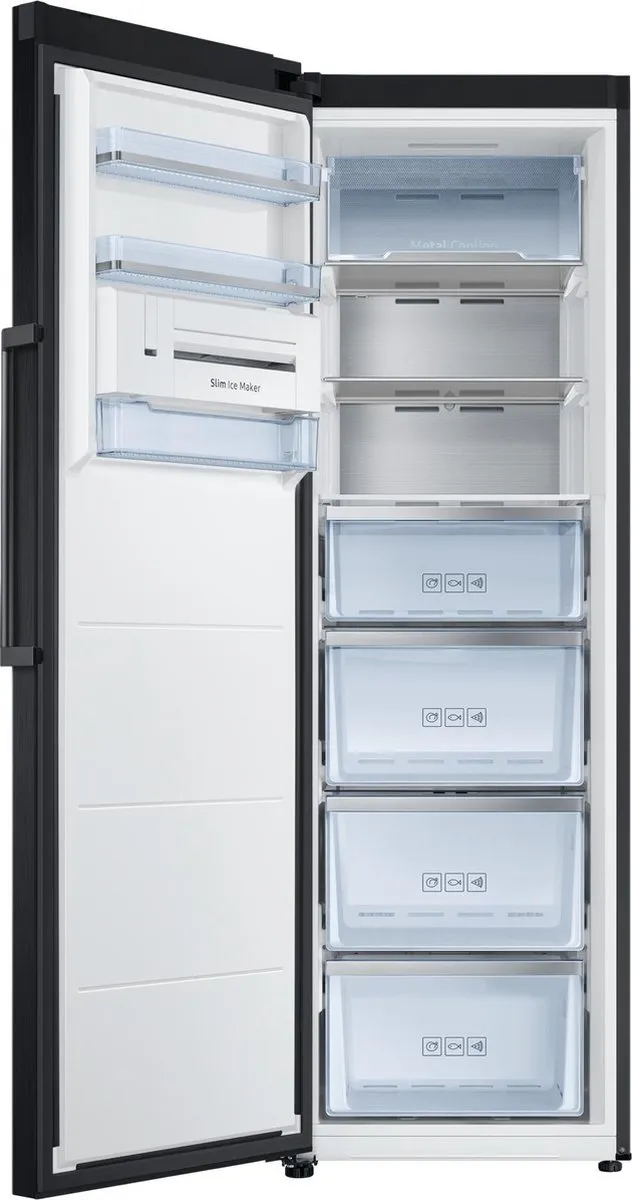 Samsung RZ32M753EB1 Vriezer - 323L - 3 Vakken - Zwart - afbeelding 4 van 6