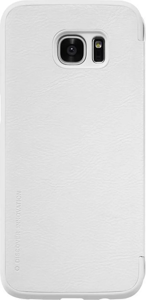 Nillkin Qin S-View Book Case Samsung Galaxy S7 Edge - Wit - afbeelding 2 van 6
