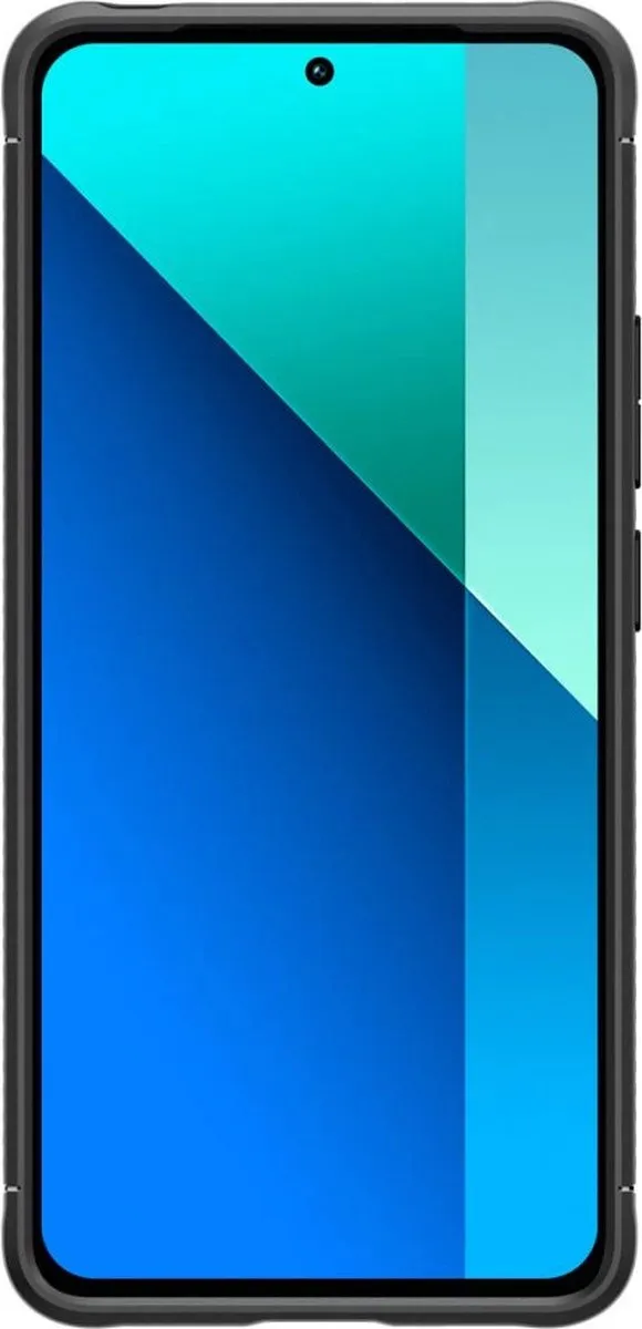 Spigen Rugged Armor Hoesje Xiaomi Redmi Note 13 4G - Carbon - Matte Zwart - afbeelding 3 van 6