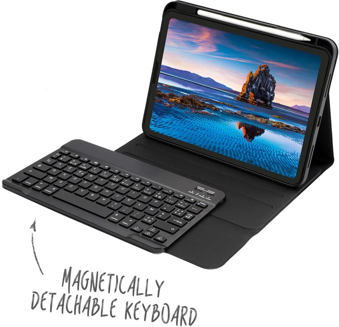 Accezz Tablet Toetsenbord Hoes AZERTY SH00054192 - Zwart