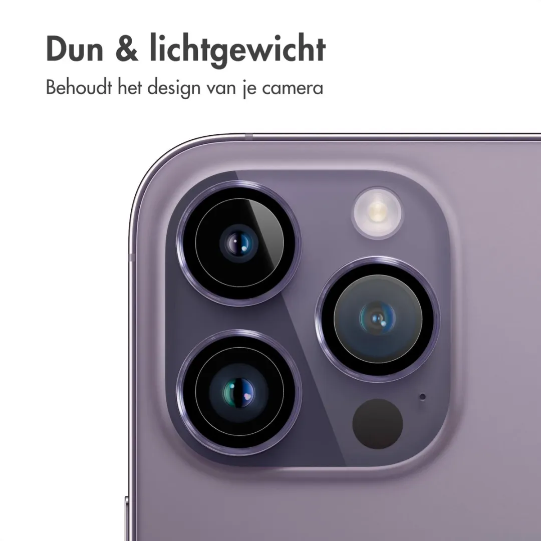 Imoshion Camera Lens Protector iPhone 14 Pro Max - 2 Stuks - Paars