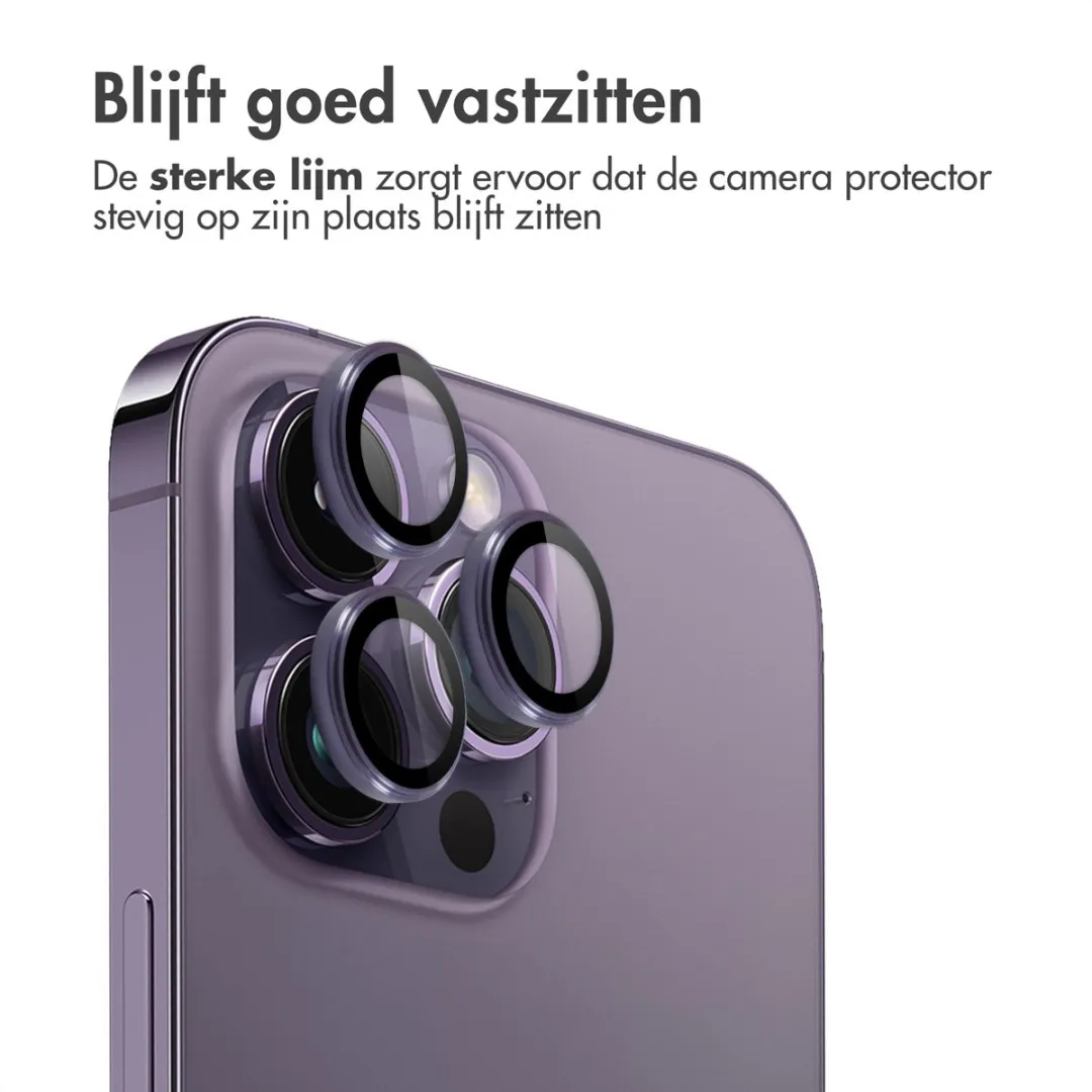 Imoshion Camera Lens Protector iPhone 14 Pro Max - 2 Stuks - Paars