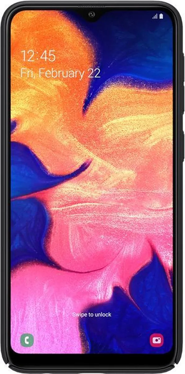 Nillkin Frosted Shield Hoesje Samsung Galaxy A10 - Zwart - afbeelding 2 van 5