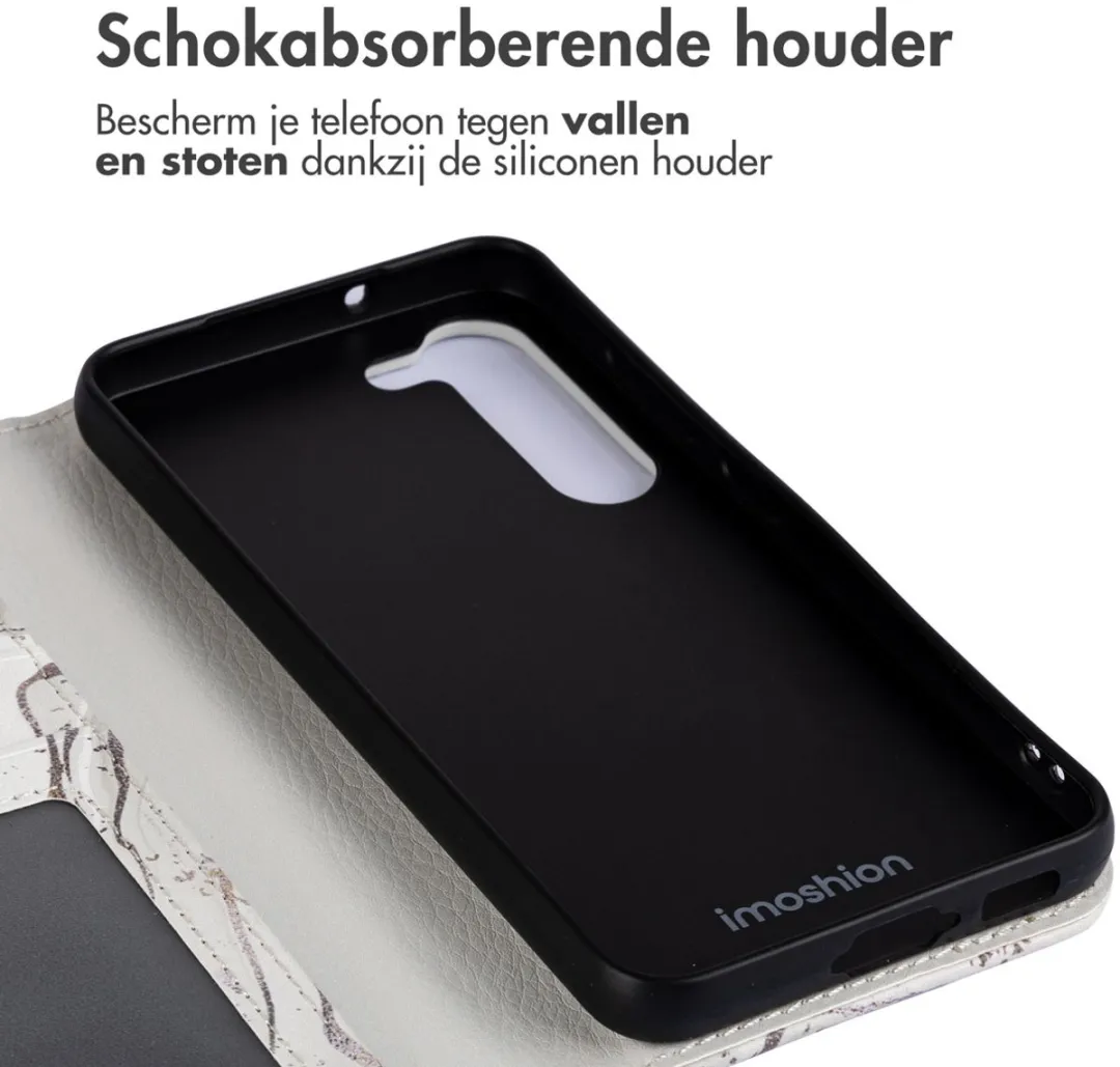 Imoshion Galaxy S23 Hoesje Sandy Marble - 3 Pasjes