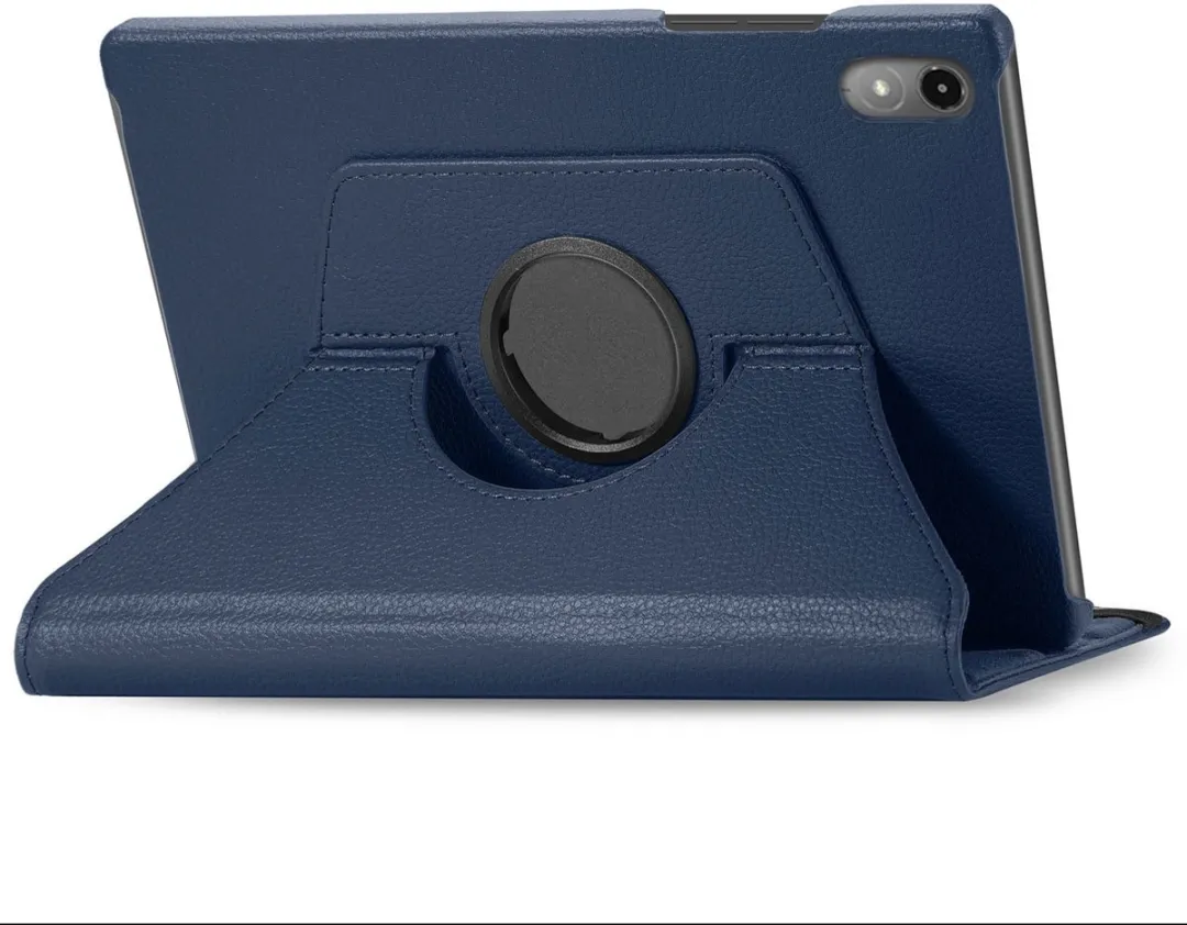 Imoshion SH00067824 Tablethoes - Lenovo Tab P12 - 360° Bookcase - Donkerblauw