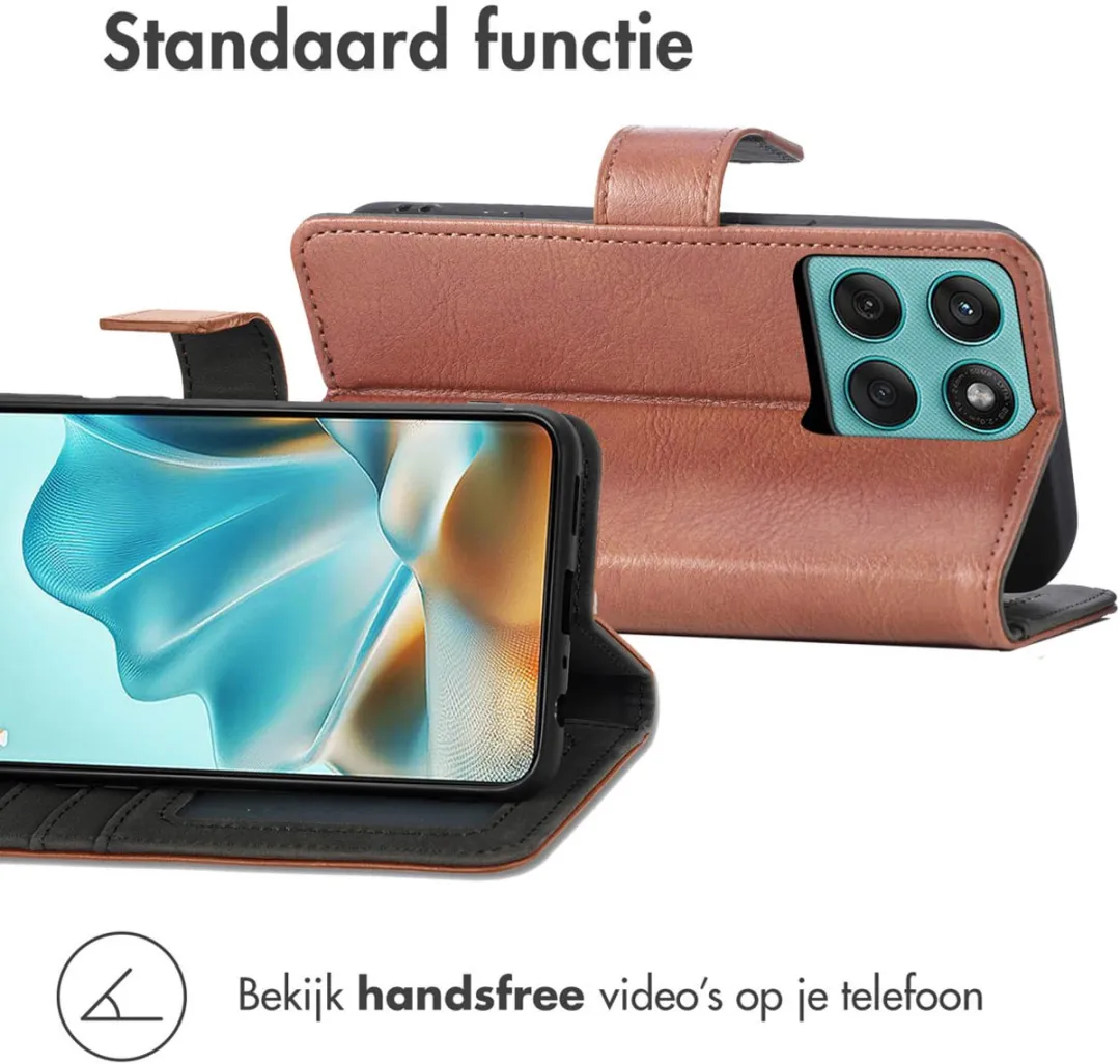 Imoshion Hoesje Motorola Edge 60 Pro 3 Stuks - Bruin