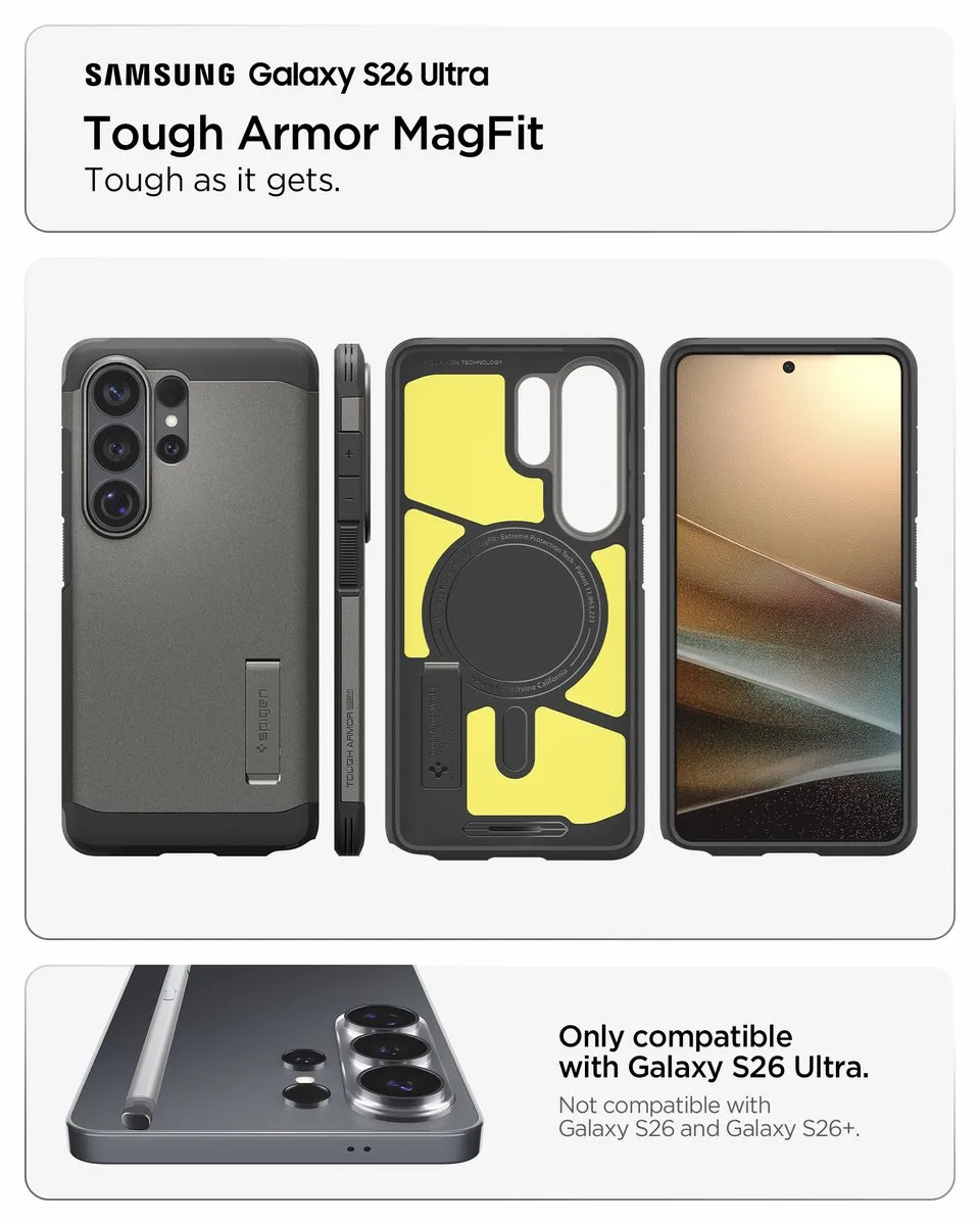 Spigen Tough Armor Backcover S26 Ultra - Gunmetal