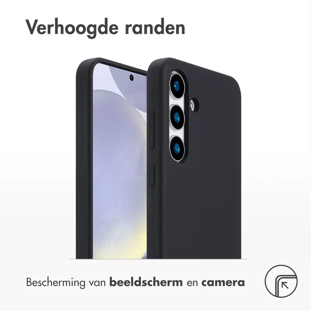 Accezz Hoesje Samsung Galaxy S25 Plus - Zwart