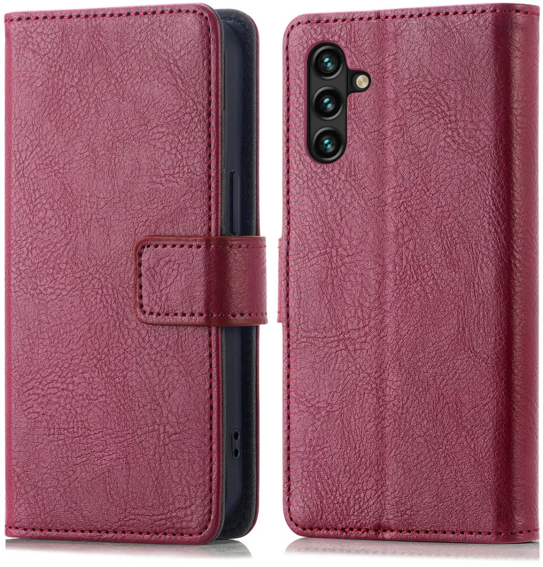 imoshiion Hoesje Samsung Galaxy A13 4G - 3 Pasjes - Bordeaux