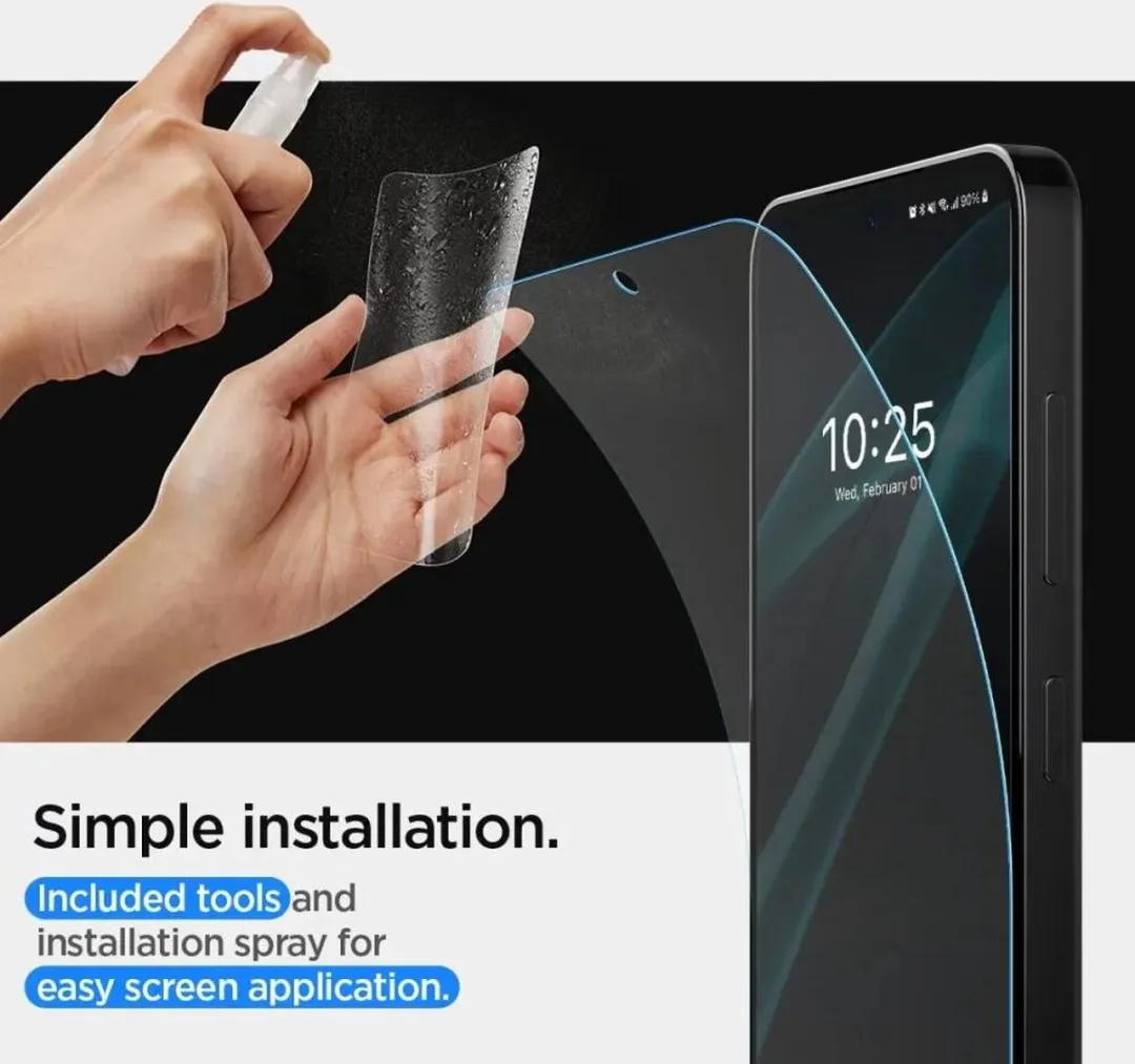 Spigen NeoFlex Screenprotector Samsung Galaxy S24+ - 2 Stuks