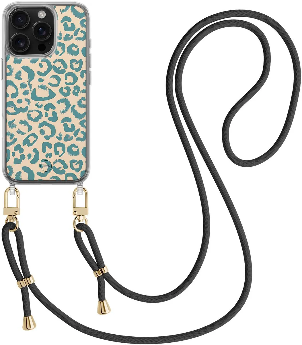 Casevibes Telefoonhoesje iPhone 16 Pro CV/A/i16P/C/002 - Luipaard Blauw