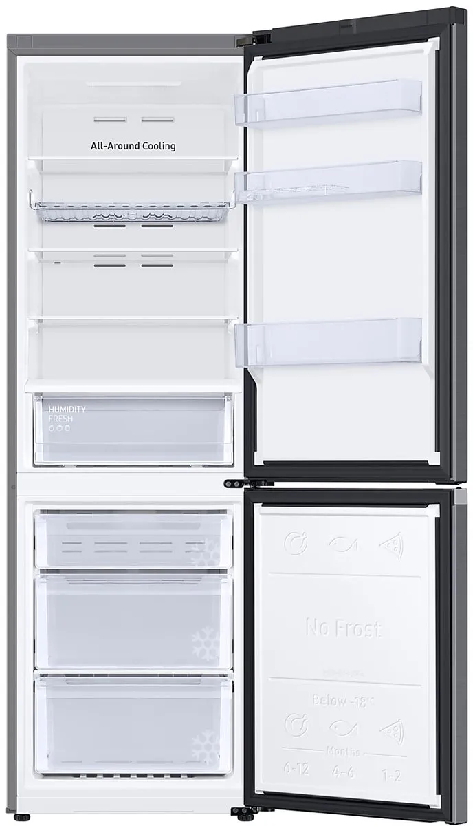 Samsung RB34C602EB1 Koel-vriescombinatie 344L - No Frost - Zwart