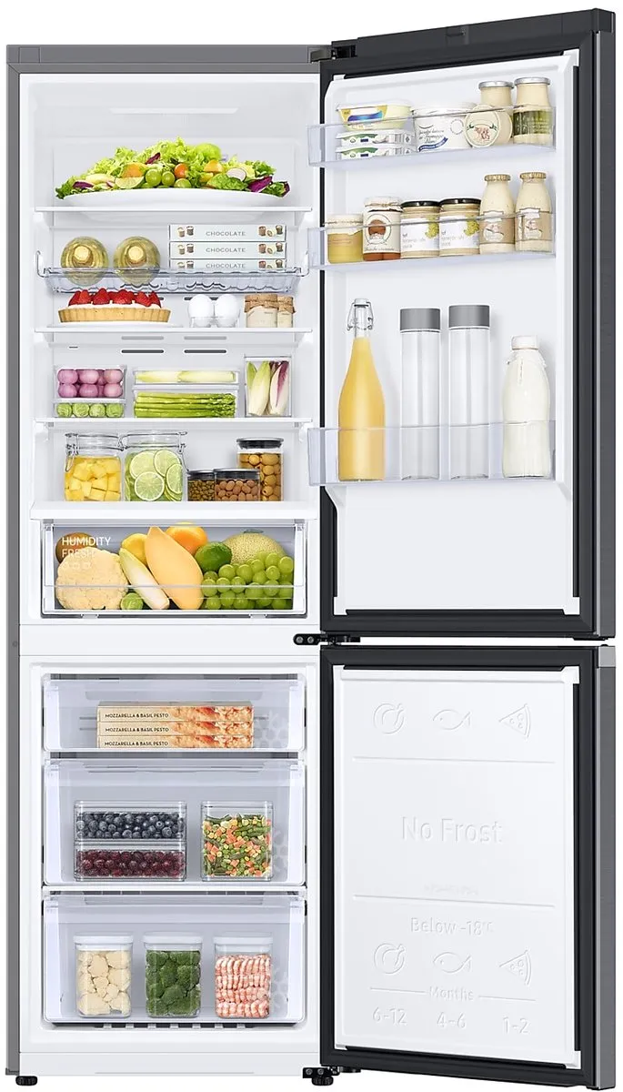 Samsung RB34C602EB1 Koel-vriescombinatie 344L - No Frost - Zwart