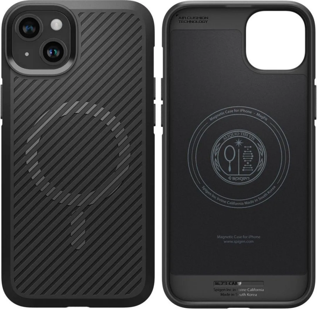 Spigen Core Armor MagFit iPhone 15 Plus Hoesje - Magneet - Zwart - afbeelding 2 van 6