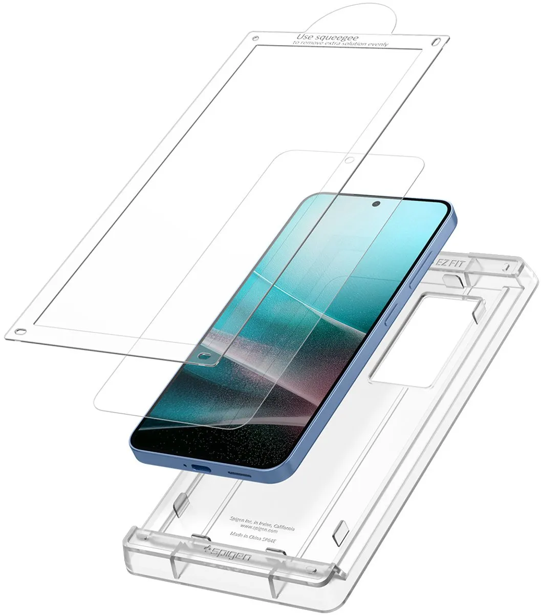 Spigen EliteShield EZ Fit Screenprotector Samsung Galaxy S25 - 1 Stuk