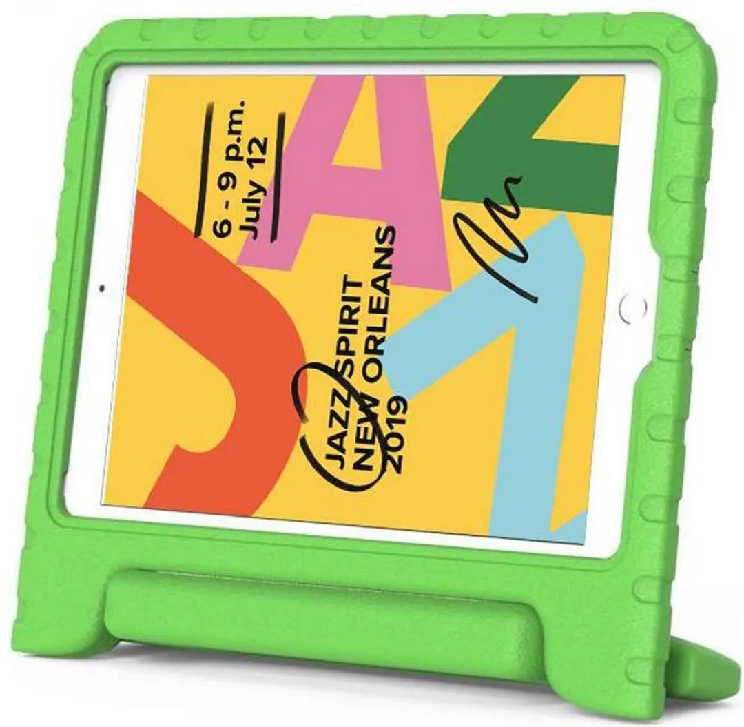 Just in Case Kids Case Stand EVA Hoes iPad 10.2" - Groen