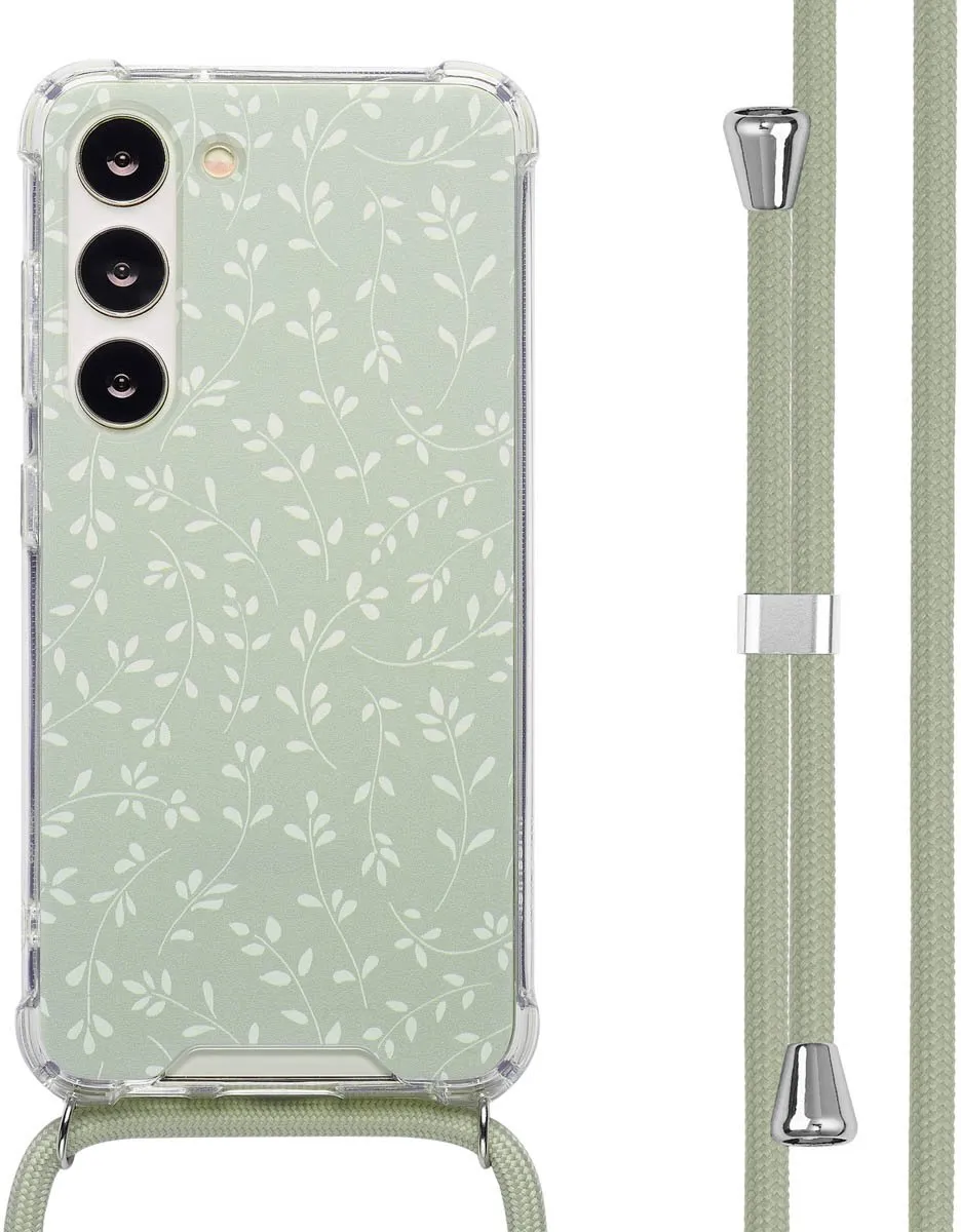 Imoshion Hoesje Samsung Galaxy S23 Smoke Green Flowers