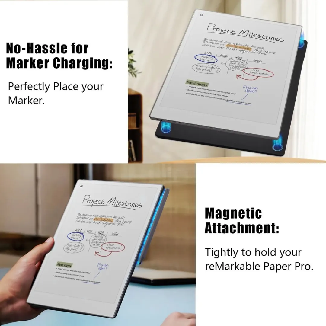 reMarkable Paper Pro 709004525002 Digitaal Notitieblok - Marker Plus & Zwarte Hoes
