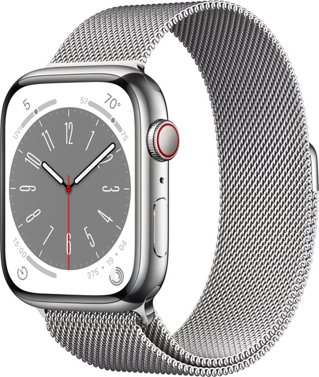 Apple Watch Series 8 Cellular 45 mm Silver/Stainless Steel