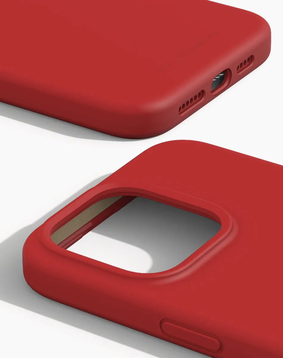 iDeal of Sweden iPhone 15 Pro Max Silicone Case MagSafe - IDSICMS-I2361-83 - Rood