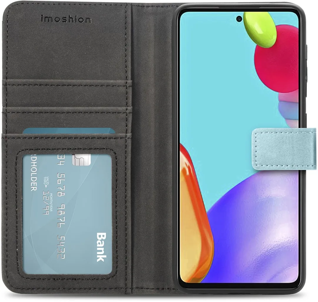 Imoshion Hoesje Samsung Galaxy A52 Lichtblauw - 3 Pasjes