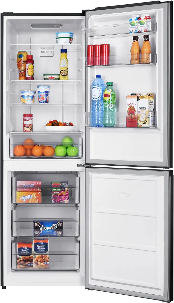 Inventum KV1840B Koel-vriescombinatie 327L - Zwart