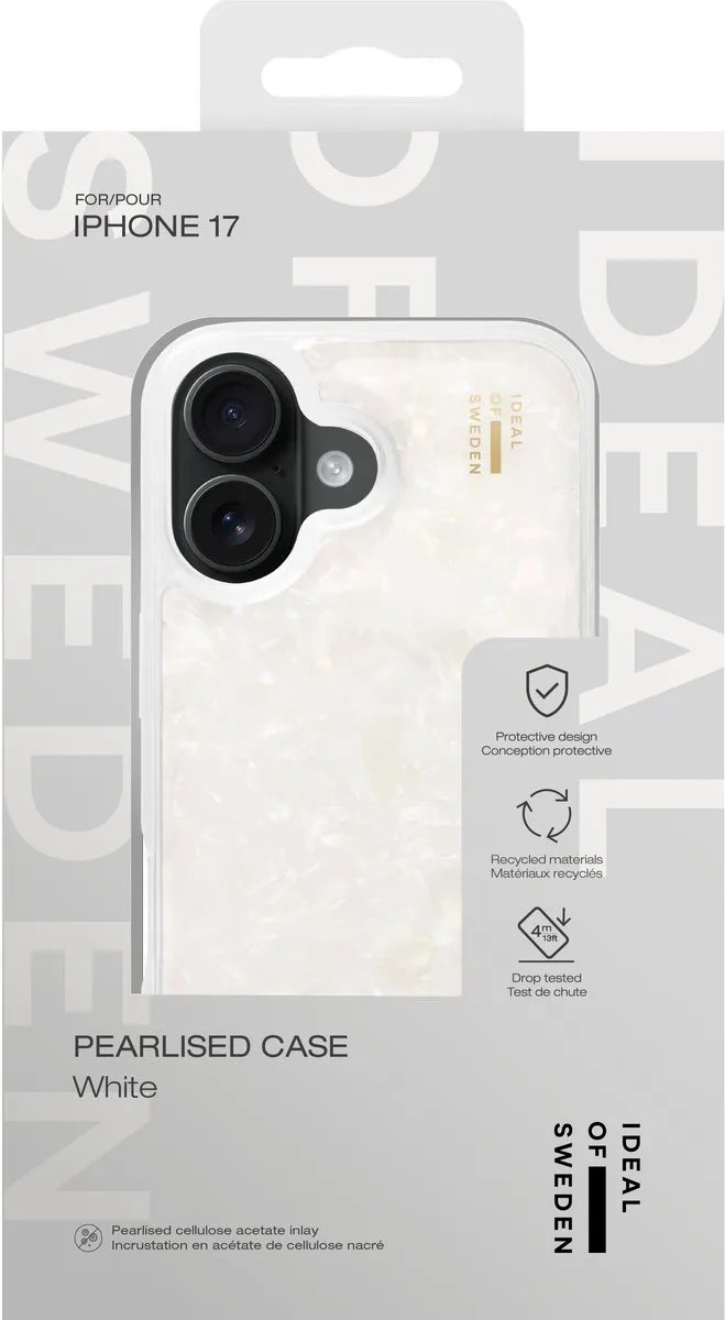 iDeal of Sweden Pearlised Case iPhone 17 - Wit - afbeelding 2 van 6
