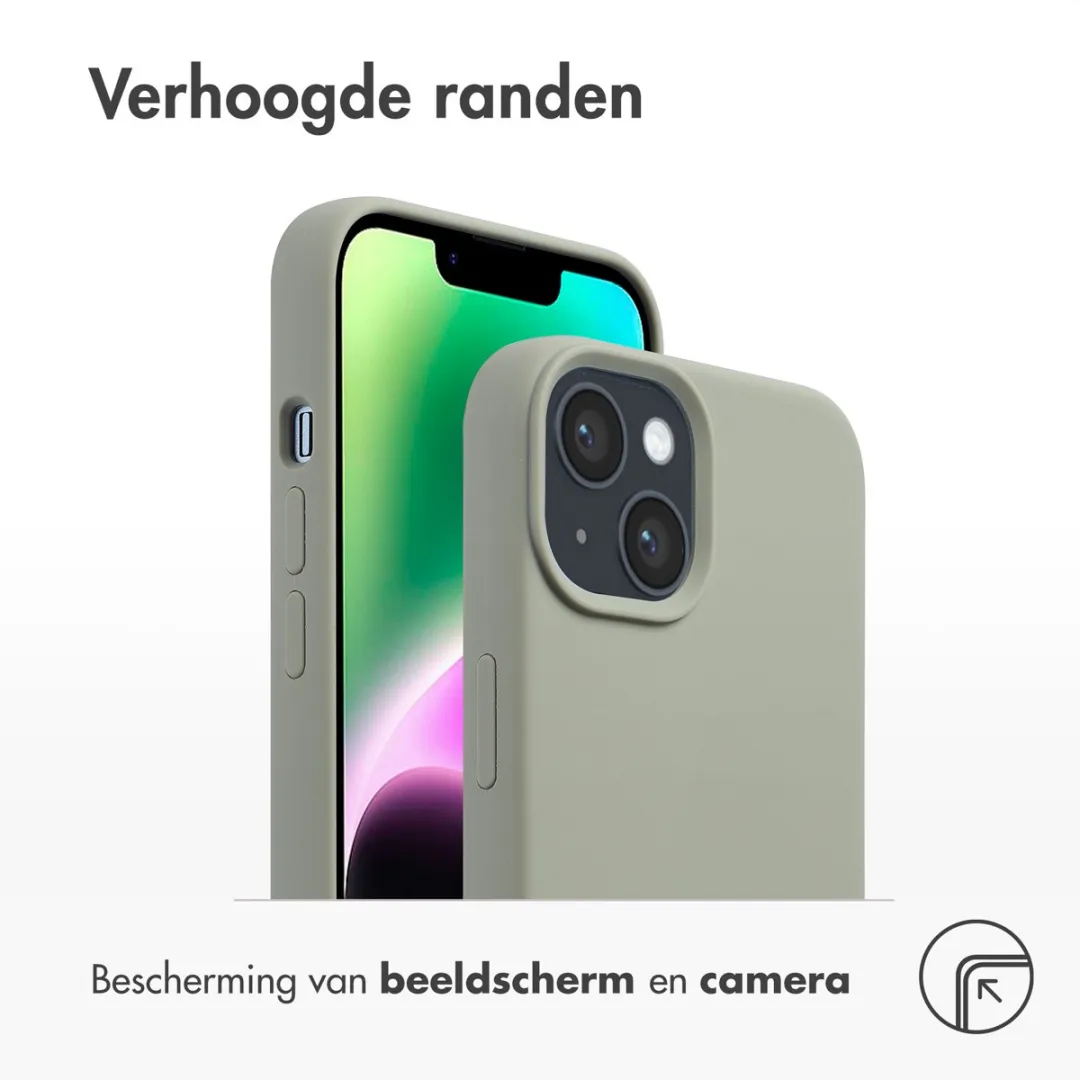 Accezz Hoesje iPhone 14/13 MagSafe Olijfgroen