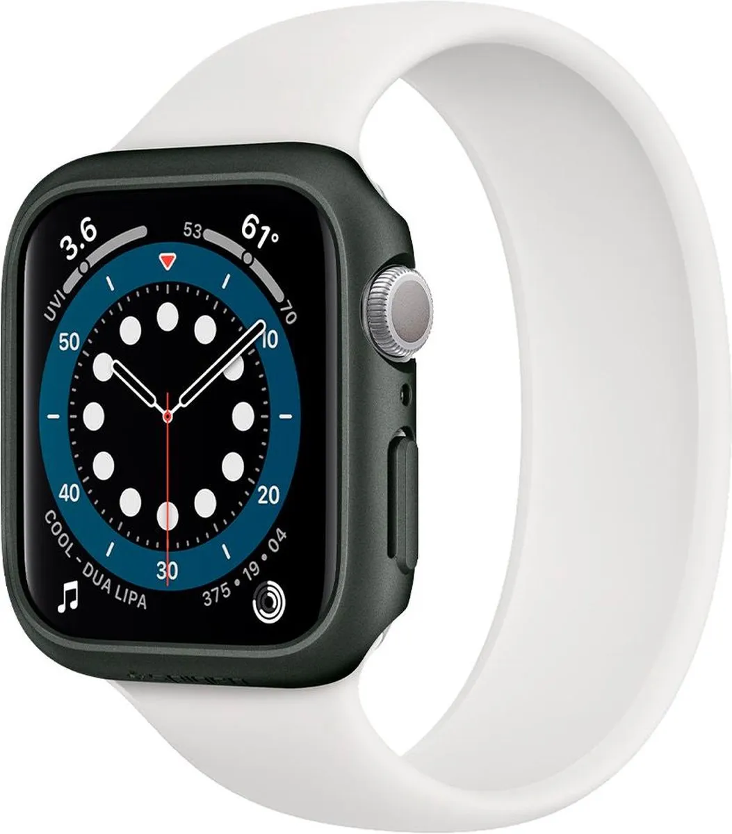 Spigen Apple Watch Thin Fit Hoesje 44mm - Groen