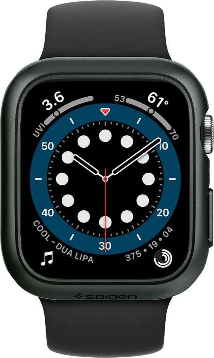 Spigen Apple Watch Thin Fit Hoesje 44mm - Groen