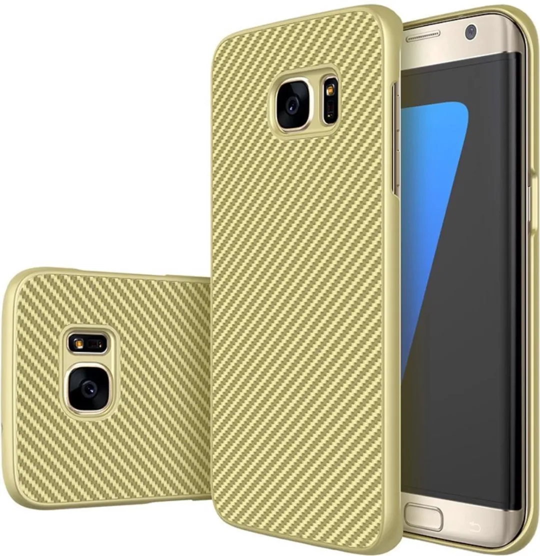 Nillkin Samsung Galaxy S7 Edge Hoesje Carbon Goud - 6902048122666 - afbeelding 6 van 6