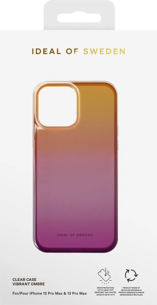 iDeal of Sweden Clear Case iPhone 12/13 Pro Max - Vibrant Ombre