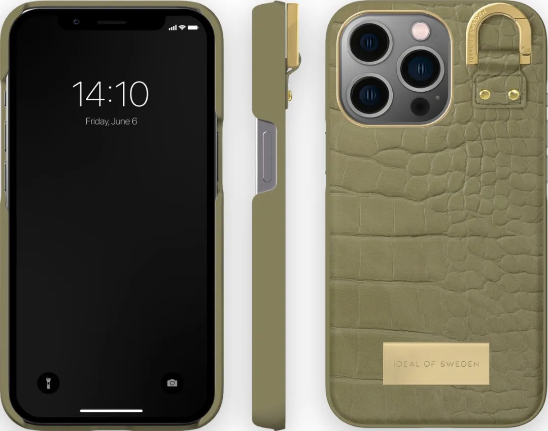 iDeal of Sweden Atelier Case iPhone 13 Pro Neo Noir Croco - IDACSS22-I2161P-236